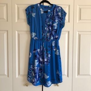 Apt 9 Blue Floral Dress Size M